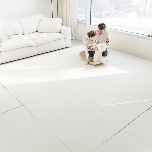 리포소홈 안심 빅 매트 틈새없는 폴더 유아, 아이보리