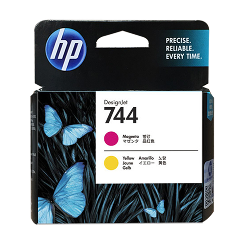 HP744 정품 프린터 헤드 Designjet Z5600 Z2600 F9J86A F9J87A F9J88A, F9J87A(빨강/노랑), 1개