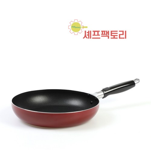 셰프팩토리 프라이후라이팬 가정용 식당용 업소용, S.18  33x4cm
손잡이 길이 15cm, 1개