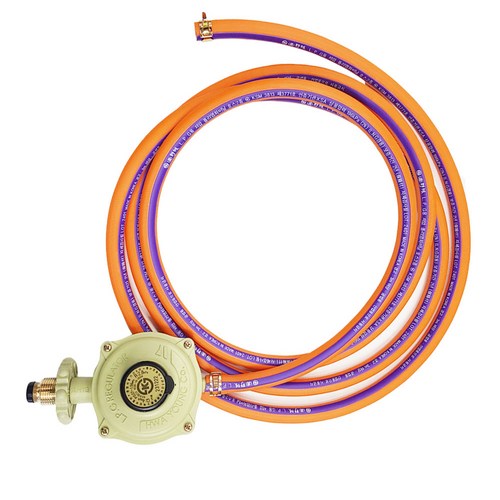 LPG가스호스 조정기 세트, 1개, LPG조정기+호스5m