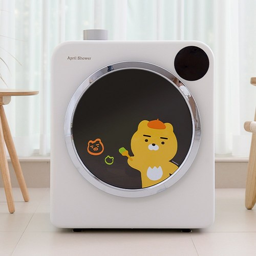 원에이커 원에이커 카카오프렌즈 화가라이언 미니건조기 5kg 건조기 빨래망 포함