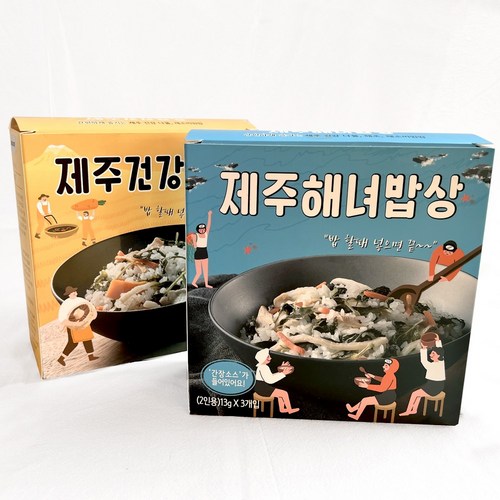 제주리퍼블릭 제주해녀밥상 건조나물 3입세트(간장소스 포함), 제주건강밥상, 39g, 1개