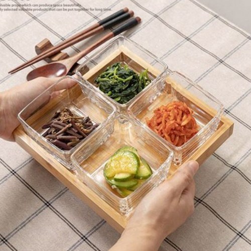 투명나눔접시