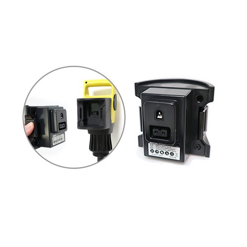 드럼 펌프 (전동 수동 고속 오일 주유기 자바라), 03-드럼펌프 배터리, 1개