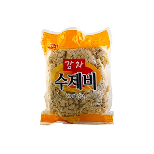 맛찬들 감자수제비(냉동)2kg / 수제비 사리용 냉동수제비, 2kg, 1개 - 감자 수제비 추천