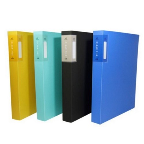 드림 클리어화일 60매, 노랑, 8개