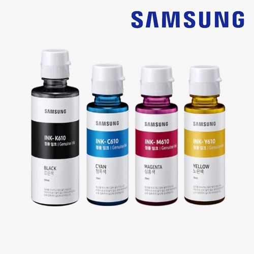 삼성 INK-K610 C M Y 정품잉크 세트 SL-J1560 1560W, 정품 4색세트, 1개