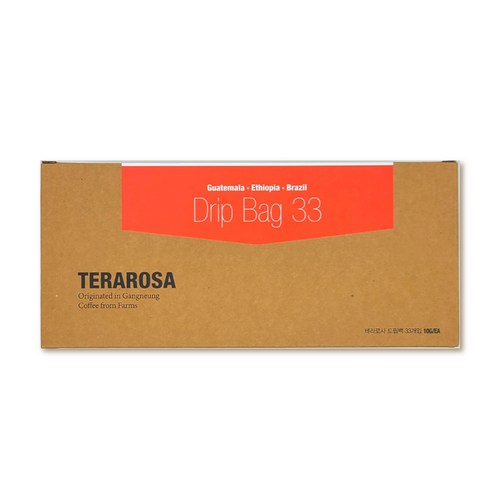 테라로사 드립백 커피, 10g, 33개입, 1개