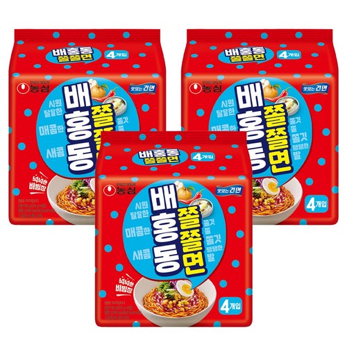 배홍동 쫄쫄면 129g, 12개