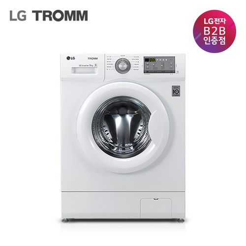 LG TROMM 빌트인 드럼세탁기 9kg F9WPBY 원룸 오피스텔세탁기 트롬 공식인증점, F9WPBY(화이트), 화이트