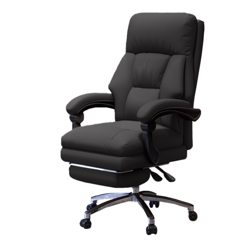 New World 컴퓨터 소파 의자 사무용 의자 학습 의자 사장 의자, 블랙
