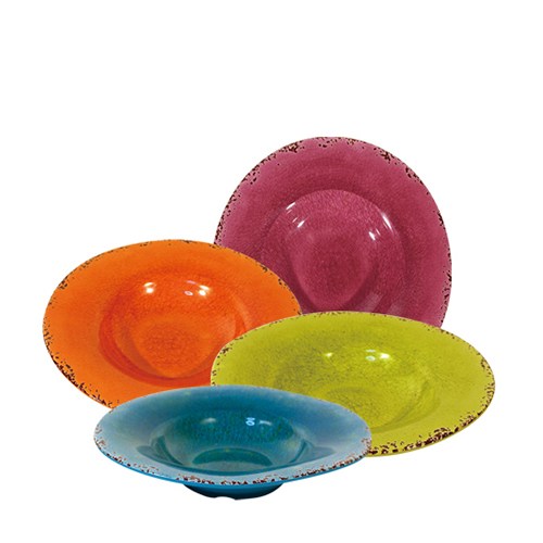 터틀전사 퓨전웨이브스파게티볼大 (지름 300mm) 멜라민 업소용 식당그릇, 블루