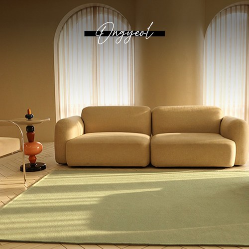 온결 워셔블 사계절 생활방수 사각 러그