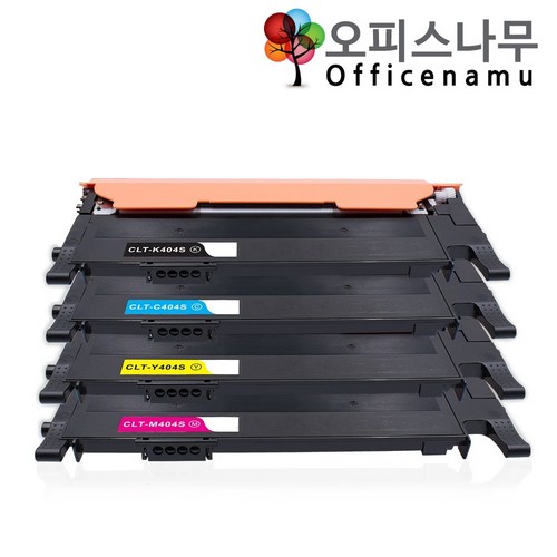 4색세트 SL-C480FW 삼성 고품질 재생토너 CLT-404S, 1개