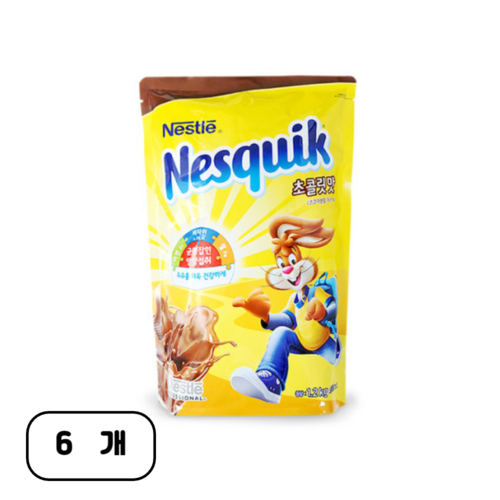 네스퀵 초콜릿맛, 1.2kg, 6개