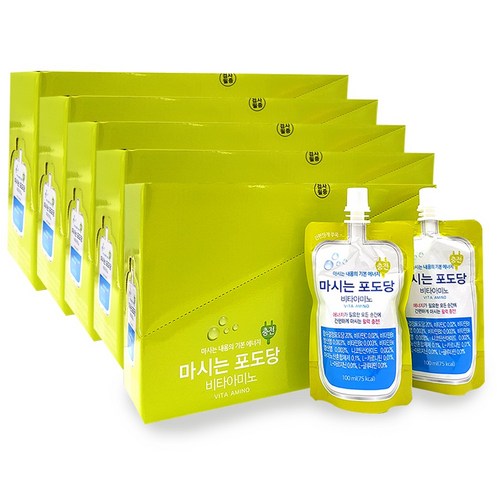 일화 마시는 포도당 비타아미노 100ml x 10포 x 10박스 묶음, 100개