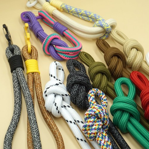 파라코드 폴리 스트링 로프 두꺼운끈 10mm-야드(90cm)단위 (폰스트랩 백꾸키링 재료 추천), 1개, 25.퍼플