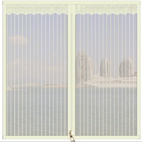 방풍비닐 방한 외풍 단열 비닐커튼 보온커튼, 베이지 150x220, 1개
