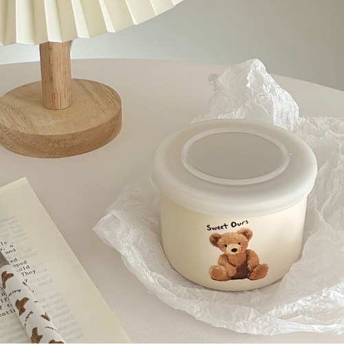 베어푸딩 시리얼 볼, 1개, 옐로우