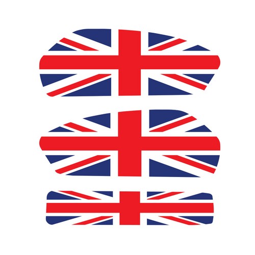 SUPER73 배터리 커스텀 스티커 23종 - 슈퍼73 전기자전거 자토바이 악세사리 S2 R S1 RX Y1 13 1500w 리튬배터리, 1세트, 15_S2/R series 유니온잭