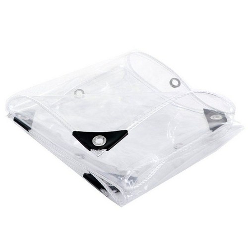 부드러운 유리 방수포 두꺼운 야외 발코니 방수포 방수포 PVC 플라스틱 투명 방수포 두꺼운 0.35mm 다양한 크기