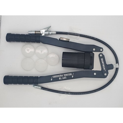 지커플러 ****** 장착 구리스카트리지 사용 주입기 자석 레버 구리스건 (카트리지별도), 1개