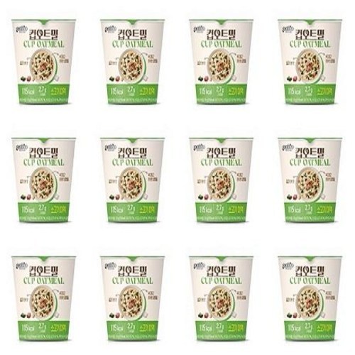 팔도 컵 오트밀 소고기미역 33g x 12개