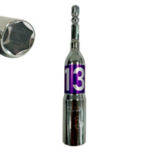 롱비트소켓 육각 13mm 임팩 드라이버 복스 아시바 롱복스알 육각샹크