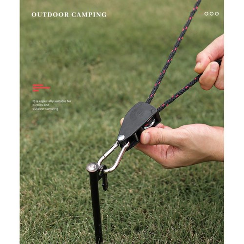 더이쁜 캠핑줄 간편한 길이 조절 스트링 길이조절 로프라쳇