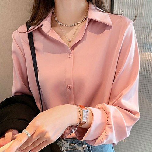 드마엘 티르 간절기 기본핏 블라우스