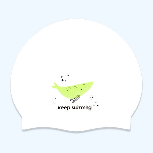 킵스위밍 실리콘수모 하늘고래, 라임고래, 1개