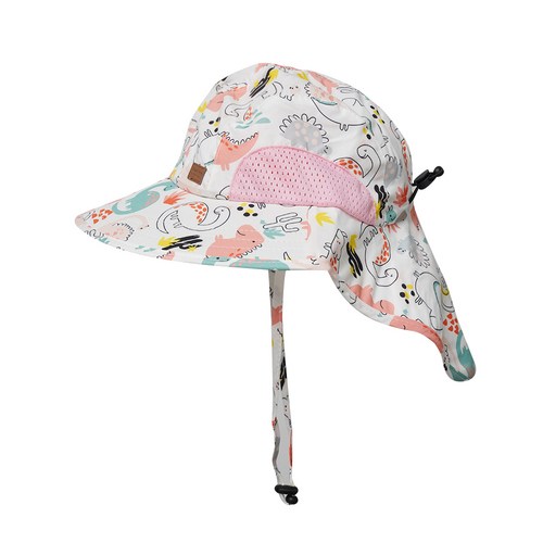 모리의집 유아 UV 햇빛차단 물놀이 플랩캡