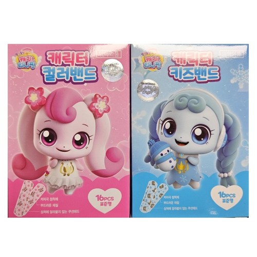 캐치티니핑 캐릭터 컬러밴드 표준형 16매입 X 20개입 하츄핑 꾸래핑, 20개