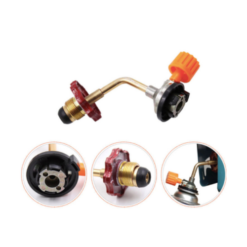 도매상가 부탄 가스 버너 변환 어댑터 변환 젠더 토치 호스 아답터 캠핑 낚시, 1개, 단품