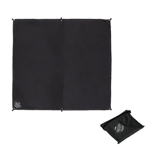 캠핑 방수매트 그라운드시트, 블랙