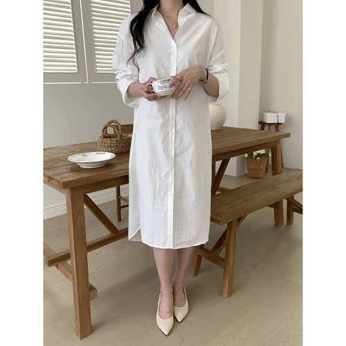 오픈유 지크 롱 원피스 - 5color