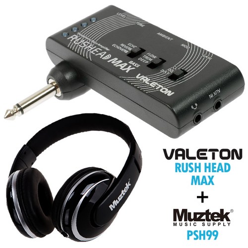 헤드폰+앰프 패키지 VALETON 베일톤 맥스 + 뮤즈텍 PSH99 헤드폰, 베일톤(베이스)+뮤즈텍 헤드폰 5시이전주문 오늘출발!, 1개