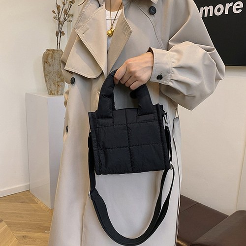 르보에 미니 구름 토트 퀼팅 패딩 크로스백 토트백 파우치 핸드폰가방