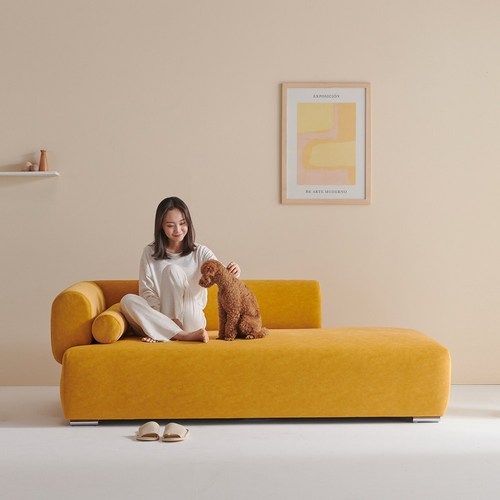 아로미가구 주디 조야 이지클린 패브릭 3인용소파, 주디3인_우팔(본품+스툴), 갤럭시_그레이