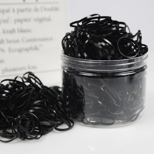 두발로 간편한 보관 대용량 통 헤어끈 세트 이미지