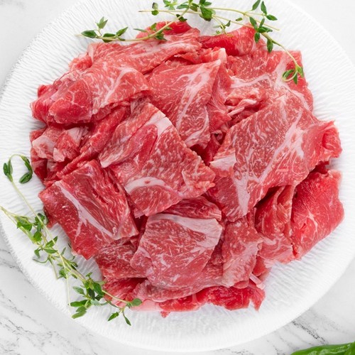 [농협안심한우] 1등급 한우 불고기용 600g, 1개, 600g