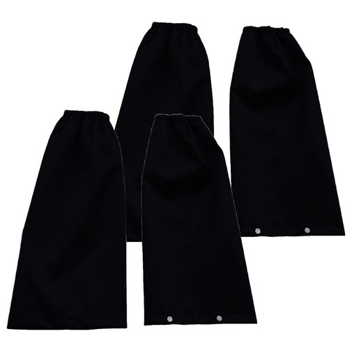 아워웍스 등산 자전거 방수 발토시 레그워머 2p, 블랙, 2개