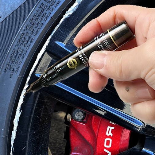 테슬라 휠페인트 휠복원 휠 기스제거 카페인트 자동차 붓펜, 테슬라크롬, 1개