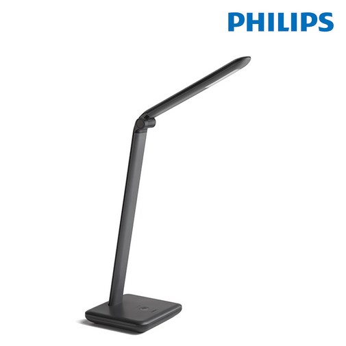 필립스PHILIPS   LED 스탠드 자비루 66016 그레이 디밍4단계 밝기조절 책상스탠드 학습스탠드