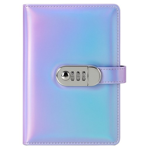 모더너리 시크릿 비밀 다이어리 일기장, 홀로그램 블루, 1개