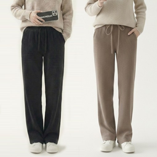 다몬딱 여성 골덴 코듀로이 팬츠 바지 여자
