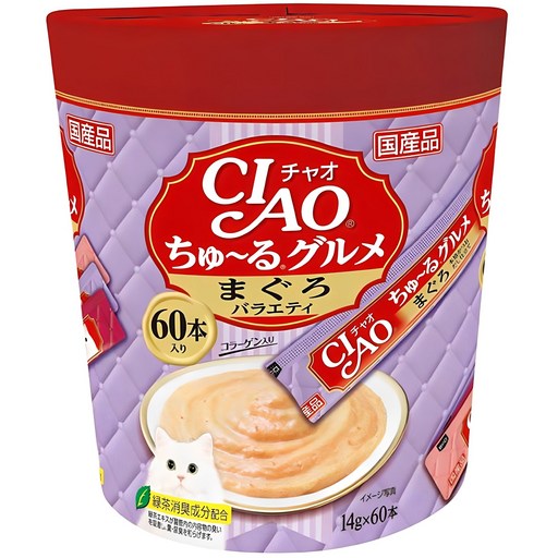 챠오츄르 고양이 구루메 버라이어티 간식 60p