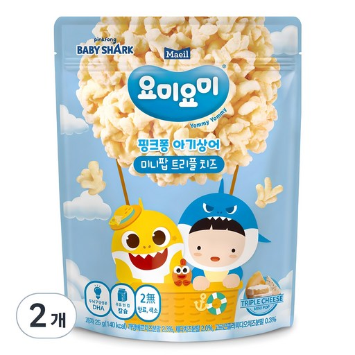 요미요미 유아용 미니팝 과자 25g