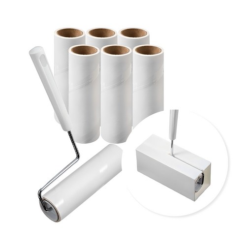 코멧 사선컷팅 테이프 클리너 핸들 + 거치대 + 리필 7개 (16cm x 12m)