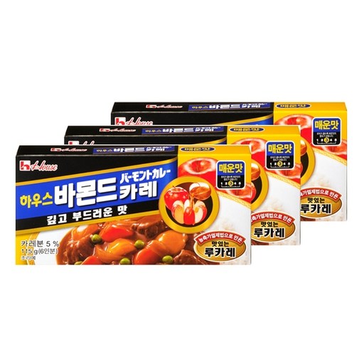 하우스식품주식회사 바몬드 분말카레 매운맛